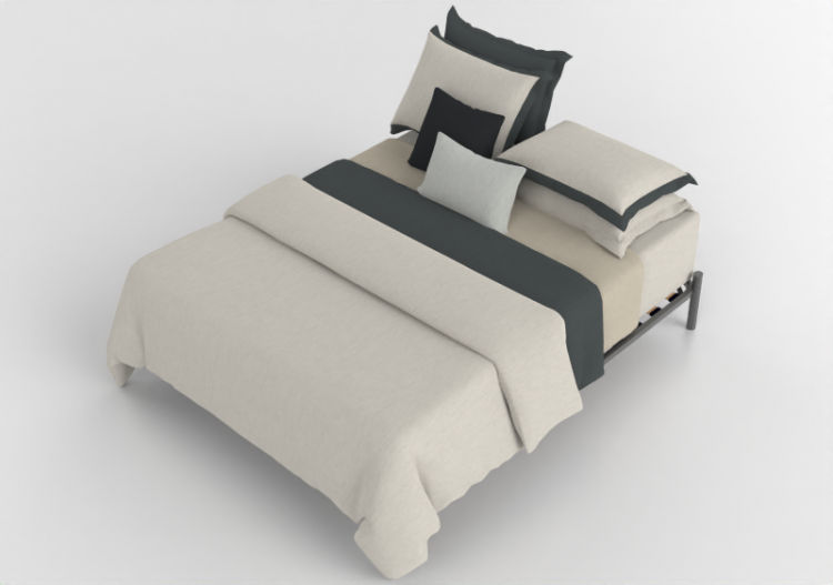 Camas 3D - Cama de casal - By The Bed - Brick - ACCA...