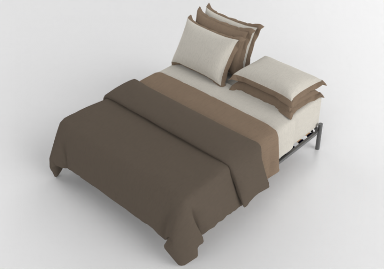 Lits 3D - Lit deux places - By The Bed - The East V Cinza -...