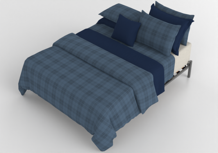 Letti 3D - Letto matrimoniale - By The Bed - Hester - ACCA...