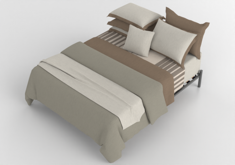 Letti 3D - Letto matrimoniale - By The Bed - The 325 Kent...