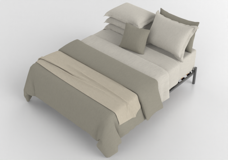 Letti 3D - Letto matrimoniale - By The Bed - The Public...