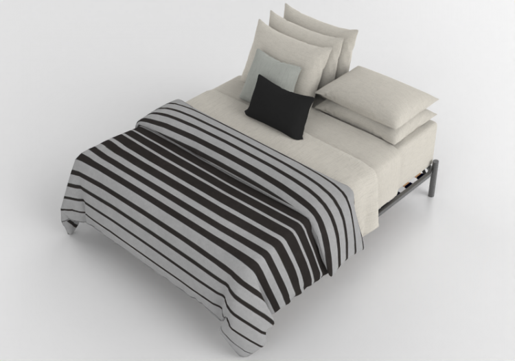 Lits 3D - Lit deux places - By The Bed - The Time - ACCA...