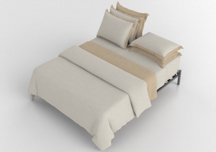 Beds and Side Cabinets 3D - Kingsize bed - By The Bed - The...