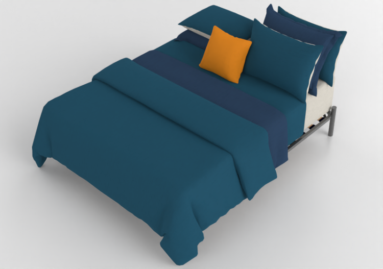 Letti 3D - Letto matrimoniale - By The Bed - The Hustle -...