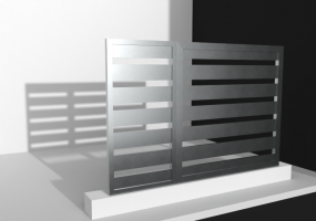 3D Gittertor - Porton Garage Milton
