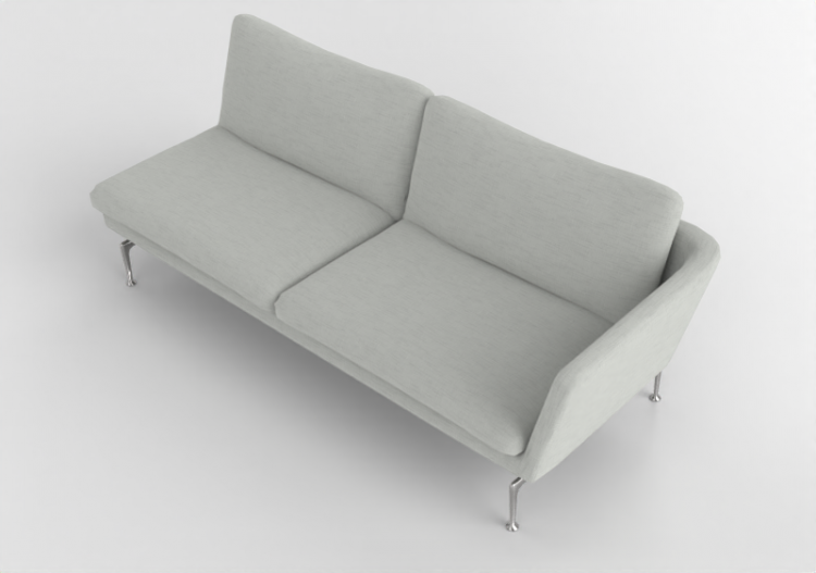 Sofás 3D - Sofá em tecido - Vitra - Suita Classic - ACCA...