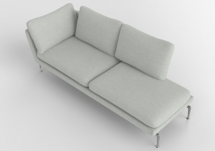 Sofás 3D - Sofá em tecido - Vitra - Suita Classic - ACCA...