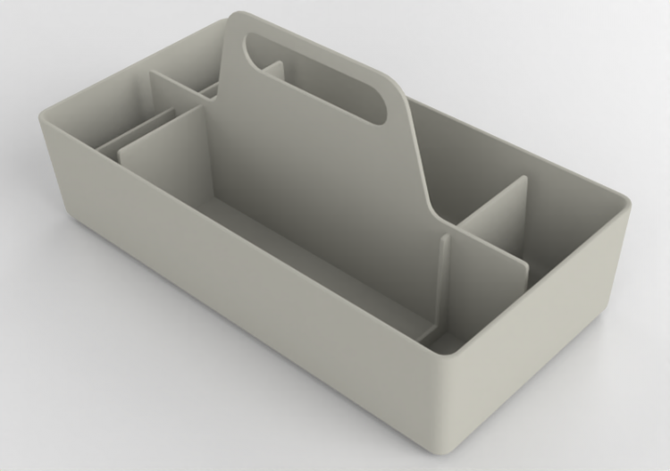 Accessoires 3D - Boîte porte-objets - Vitra - Toolbox -...