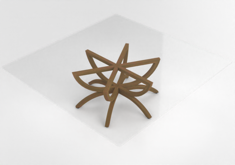Mesas 3D - Mesa de vidrio - Prima Linea - Lily - ACCA...
