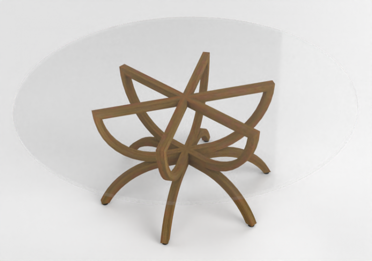 Mesas 3D - Mesa de vidrio - Prima Linea - Lily - ACCA...
