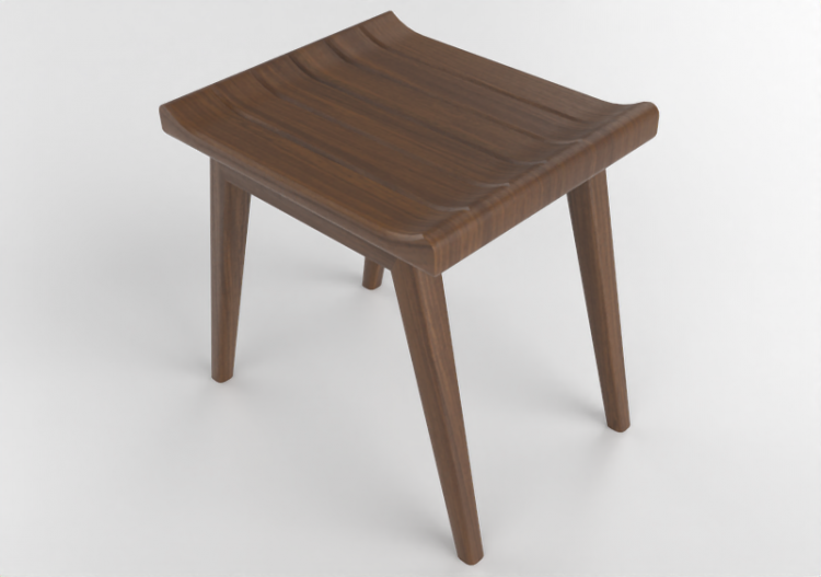 Sillas 3D - Taburete de madera - Prima Linea - Cap - ACCA...