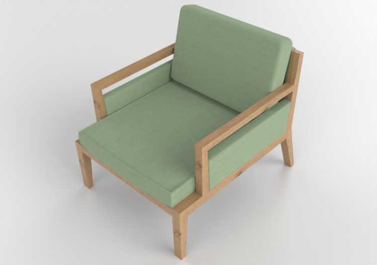 Poltronas y Sofás 3D - Sillón de tela - Prima Linea -...