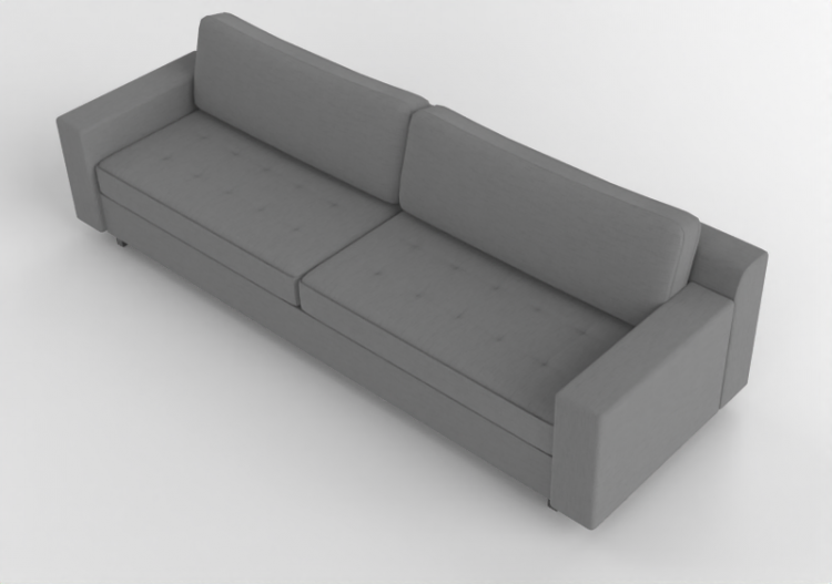 Sofás 3D - Sofá em tecido - Prima Linea - Aqua - ACCA...