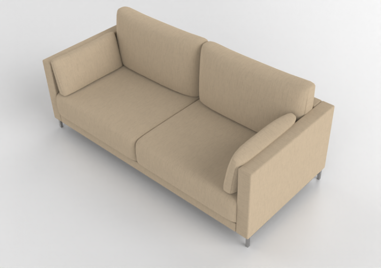 3D Sessel und Sofas - Stoffsofa - Prima Linea - Matteo -...