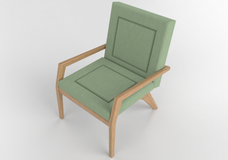 3D Sessel und Sofas - Sessel aus Stoff - Prima Linea -...