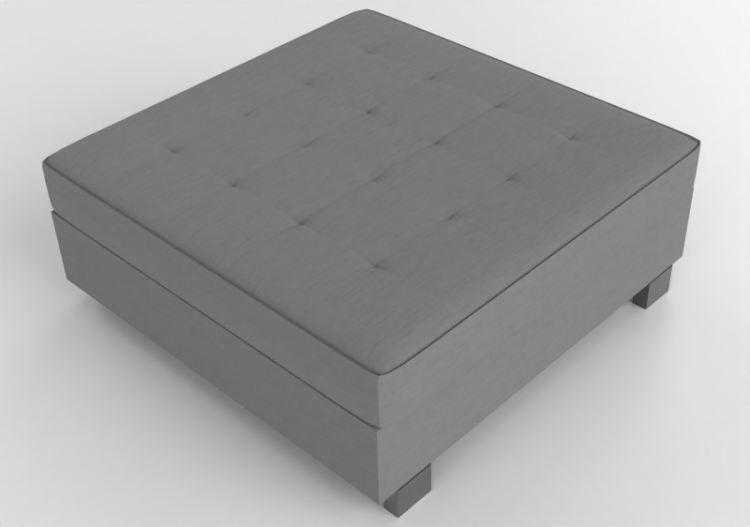 Divans 3D - Pouf en tissu - Prima Linea - Aqua - ACCA...