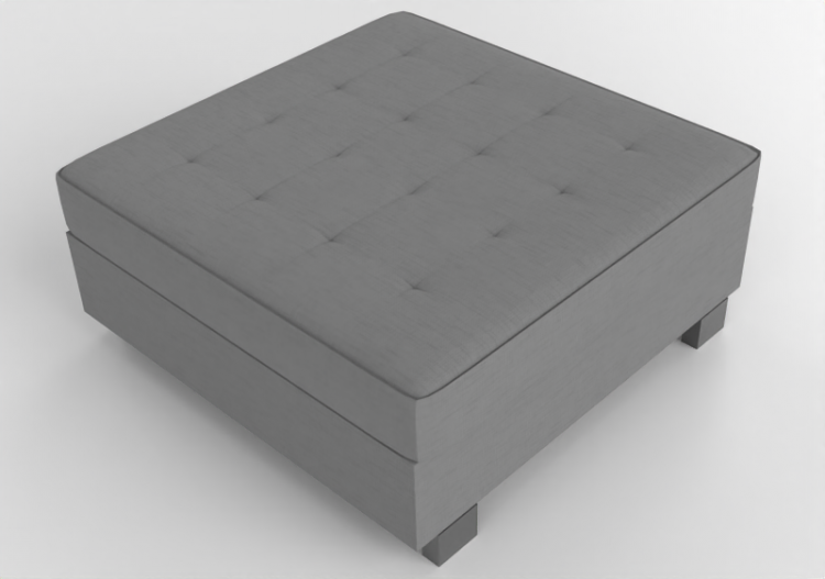 Poltronas y Sofás 3D - Puff de tela - Prima Linea - Aqua -...