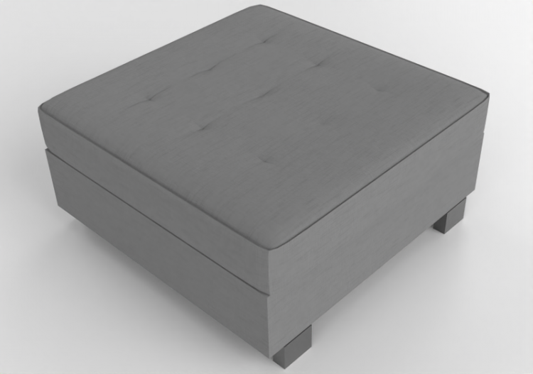 Poltronas y Sofás 3D - Puff de tela - Prima Linea - Aqua -...