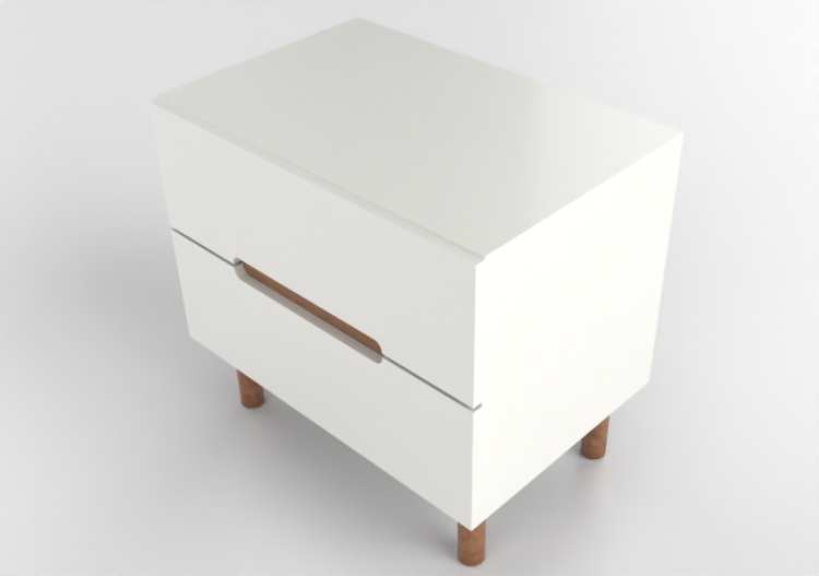 3D Beds - Lacquered wood bedside cabinet - Prima Linea -...