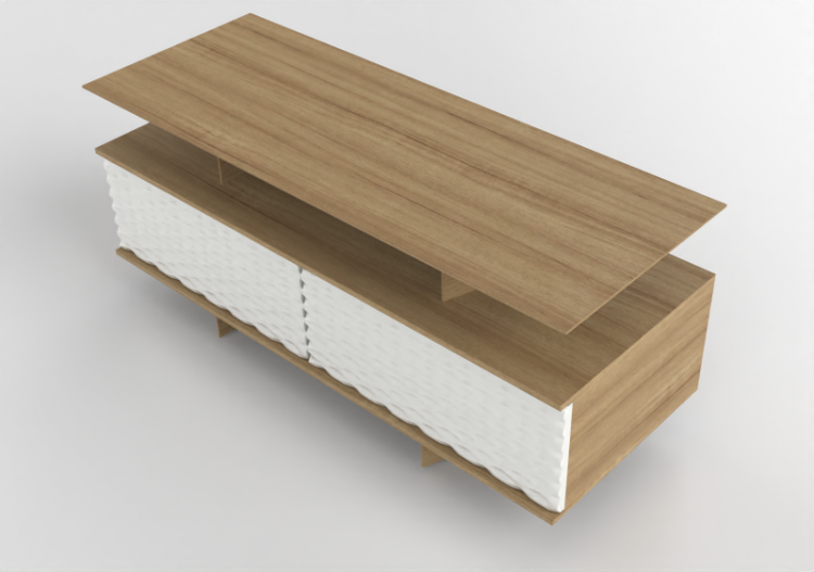 Mobili 3D - Madia in legno - Prima Linea - Jean - ACCA...