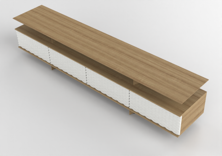 3D Möbel - Anrichte aus Holz - Prima Linea - Jean - ACCA...