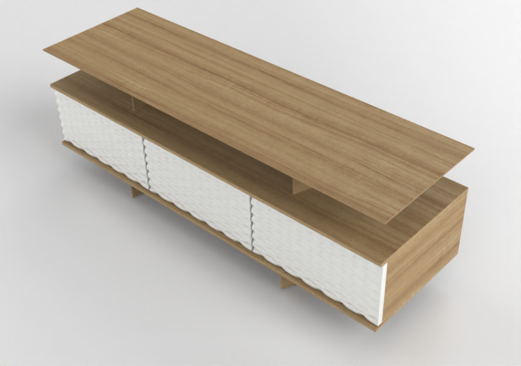 3D Furniture - Wooden sideboard - Prima Linea - Jean - ACCA...