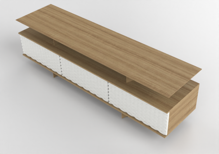 3D Furniture - Wooden sideboard - Prima Linea - Jean - ACCA...