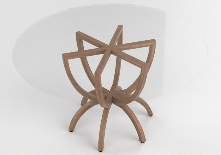 3D Tisch - Glastisch - Prima Linea - Lily - ACCA software
