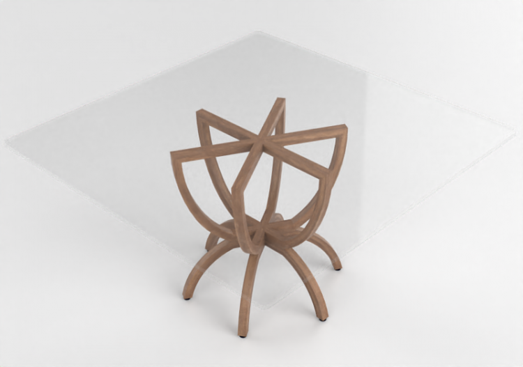 3D Tisch - Glastisch - Prima Linea - Lily - ACCA software