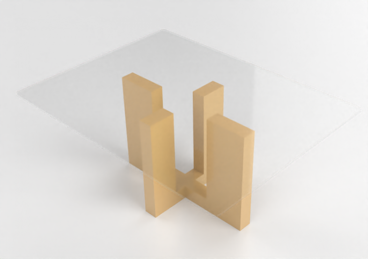 Mesas 3D - Mesa de vidrio - Prima Linea - Kenzo - ACCA...