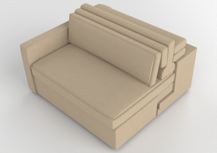 Divans 3D - Canapé modulaire - Prima Linea - Valentino -...