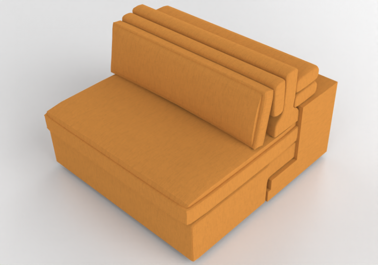 3D Sessel und Sofas - Sofa modular - Prima Linea -...