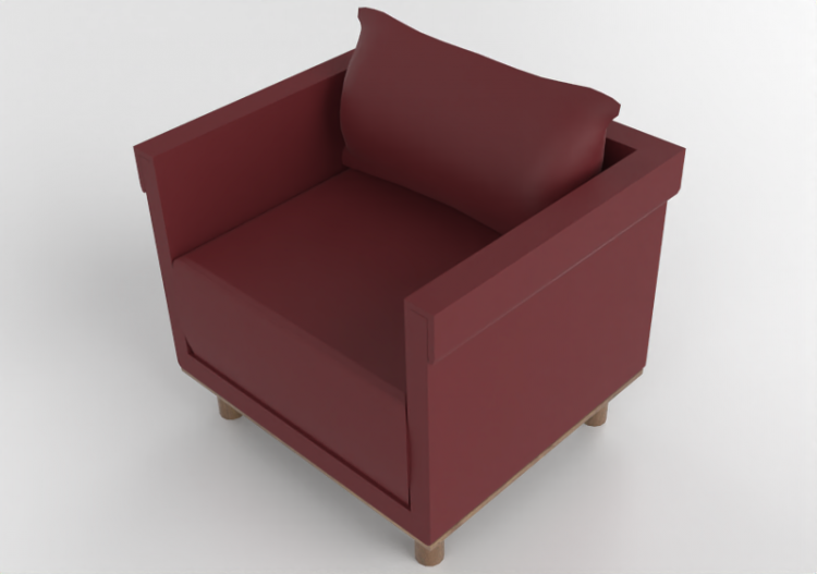3D Sofa - Leather armchair - Prima Linea - Norman - ACCA...