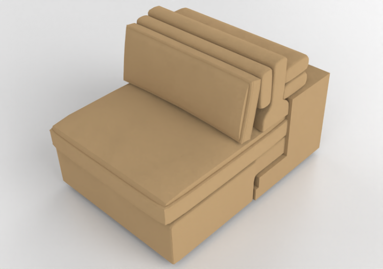 Sofás 3D - Sofá modular - Prima Linea - Valentino - ACCA...