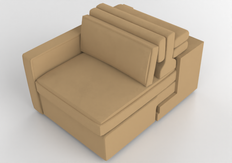Divans 3D - Canapé modulaire - Prima Linea - Valentino -...