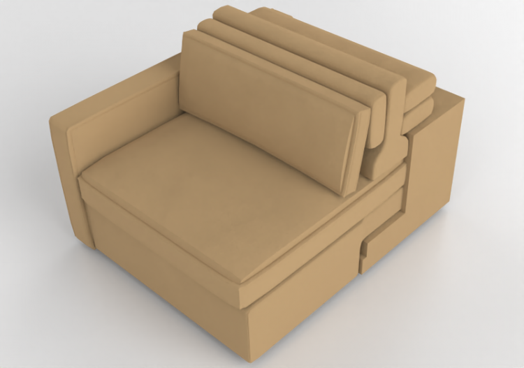 Divans 3D - Canapé modulaire - Prima Linea - Valentino -...