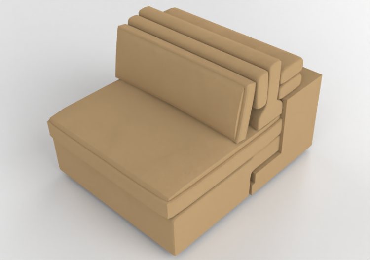 Poltronas y Sofás 3D - Sofá modular - Prima Linea -...