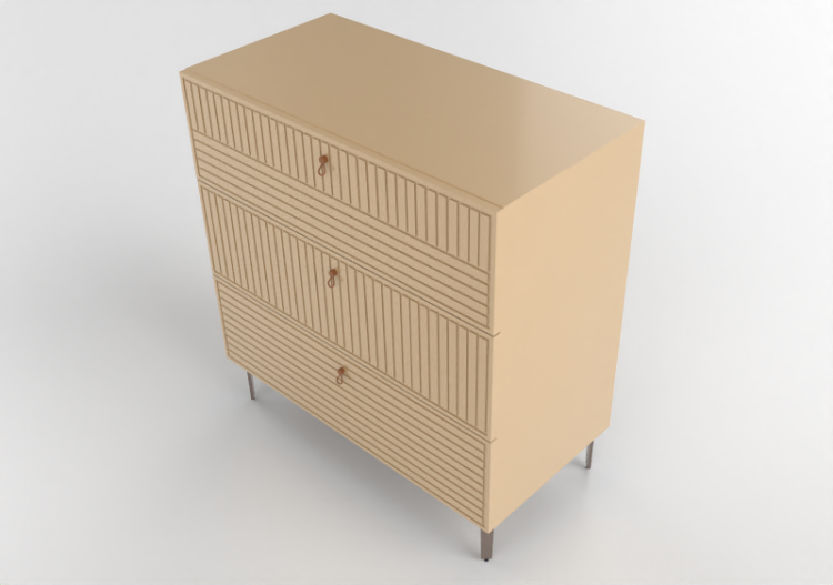 Armadi 3D - Comò in legno laccato - Prima Linea - Lupino -...