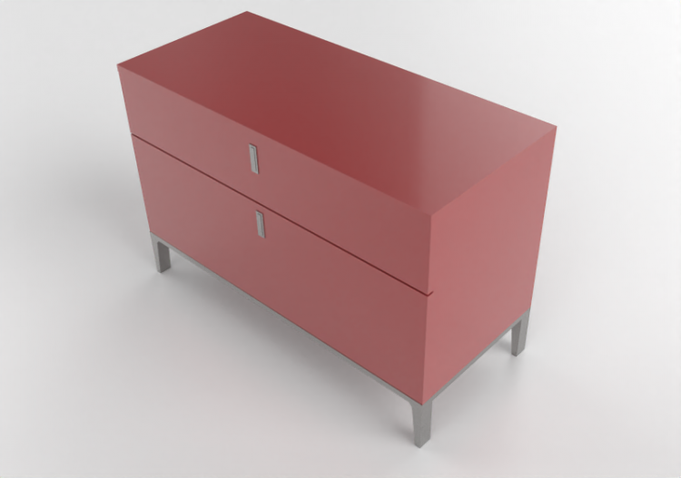 Wardrobes and Cabinets 3D - Mini chest of drawers in...