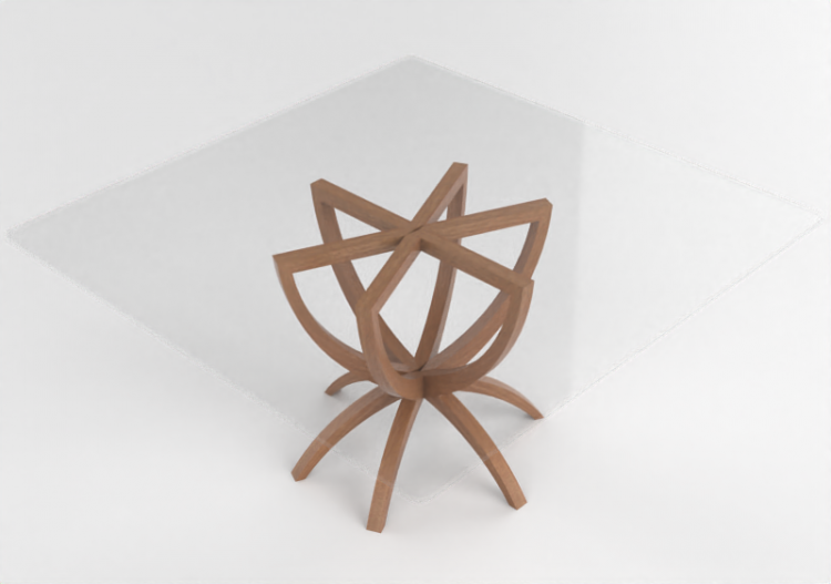 Mesas 3D - Mesa de vidrio - Prima Linea - Lily - ACCA...