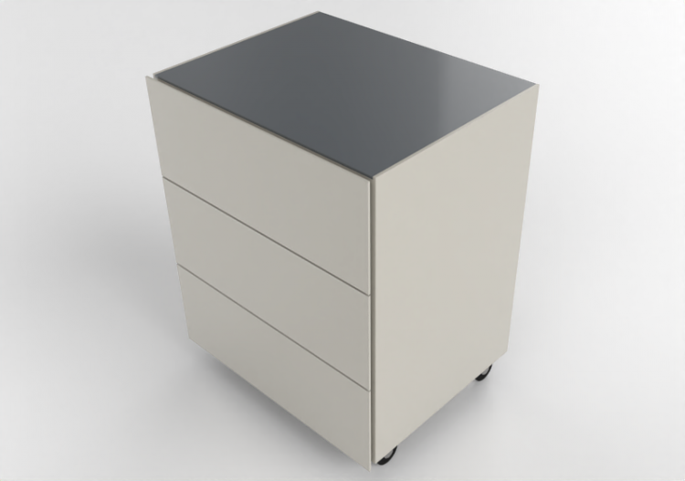Letti 3D - Comodino in legno laccato - Prima Linea - Vega -...