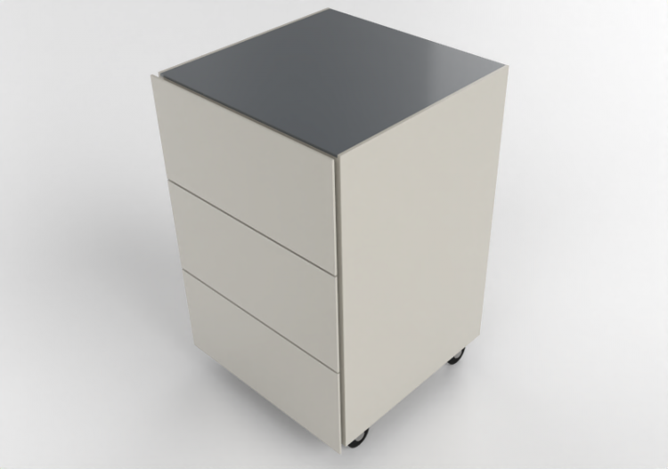 Letti 3D - Comodino in legno laccato - Prima Linea - Vega -...