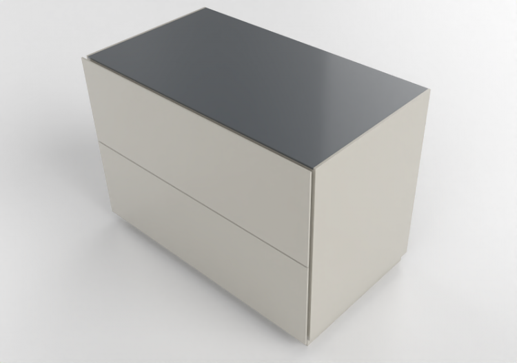 Armoires 3D - Mini commode en bois laqué - Prima Linea -...