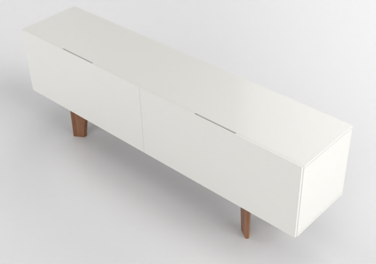 3D Möbel - Buffetschrank aus lackiertem Holz - Prima Linea...