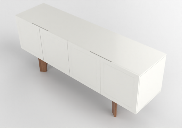 3D Möbel - Buffetschrank aus lackiertem Holz - Prima Linea...