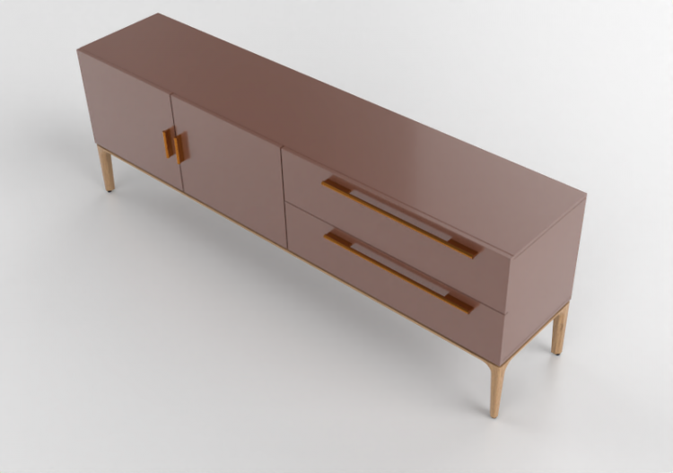 3D Furniture - Buffet in lacquered wood - Prima Linea -...