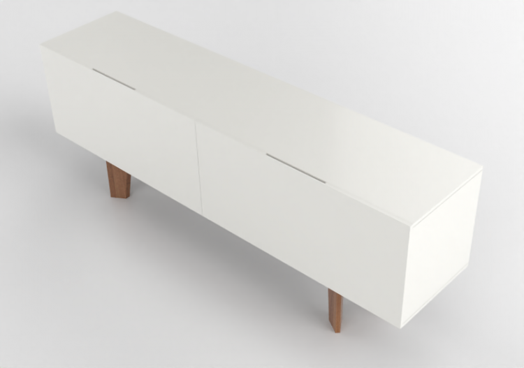 3D Möbel - Buffetschrank aus lackiertem Holz - Prima Linea...