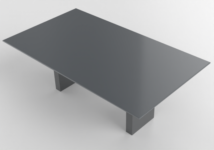 Mesas 3D - Mesa de madeira envernizada - Prima Linea -...