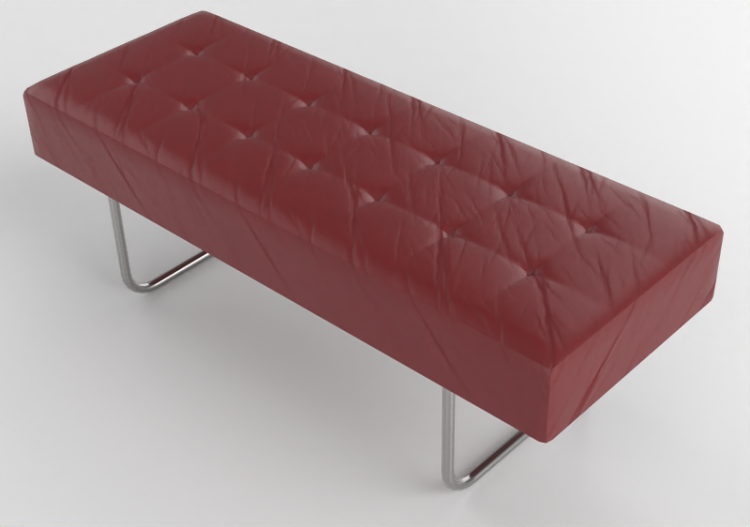 3D Stühle - Sitzbank aus Leder - Prima Linea - Loft - ACCA...
