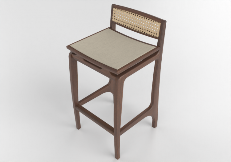 Chaises 3D - Tabouret en bois - Prima Linea - Wood - ACCA...